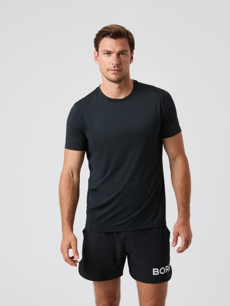 Björn Borg Borg Airy T-shirt Sort, M