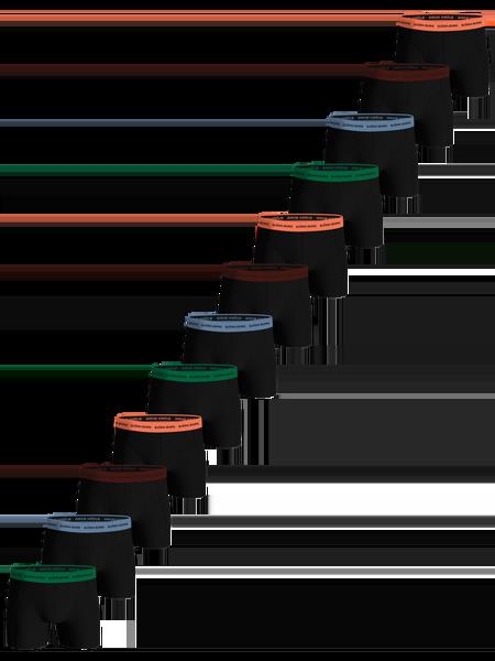 Björn Borg Cotton Stretch Boxer 12-pack Sort, XXL