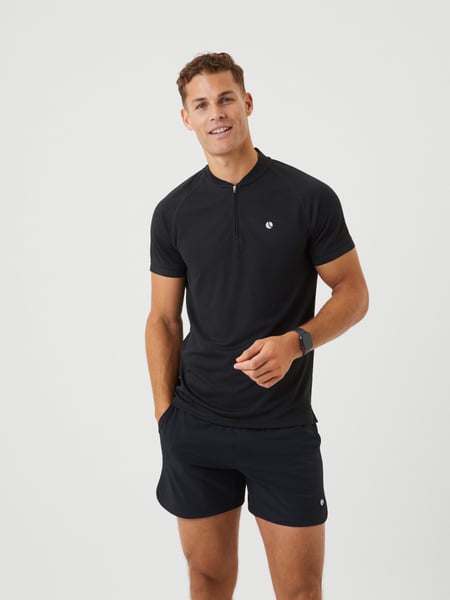 Björn Borg Ace Performance Zip Polo Sort, XL