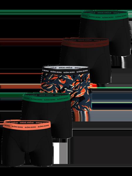 Björn Borg Cotton Stretch Boxer 5-pack Sort, S