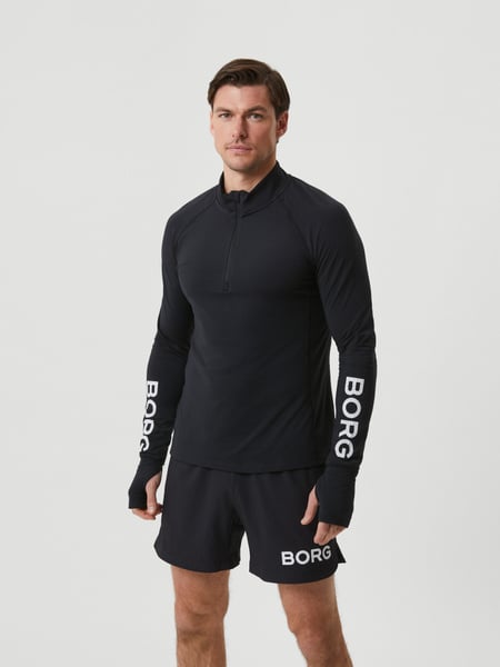 Björn Borg Borg Midlayer Half Zip Sort, M