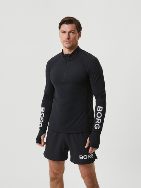 Björn Borg Borg Midlayer Half Zip Sort, XXL