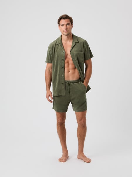 Björn Borg Borg Toweling Pool Shorts Grøn, M