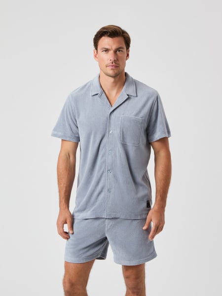 Björn Borg Borg Toweling Pool Shirt Grå, S