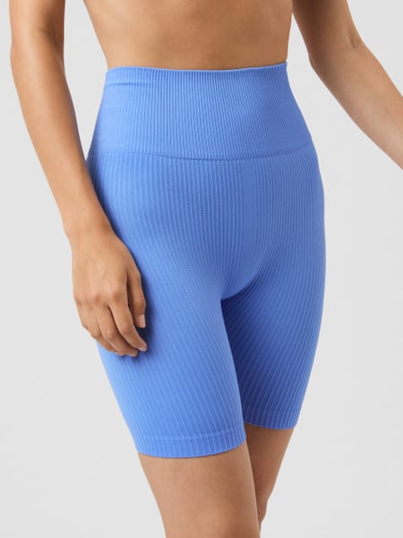 Björn Borg Studio Seamless Ribbed Shorts Blå, L