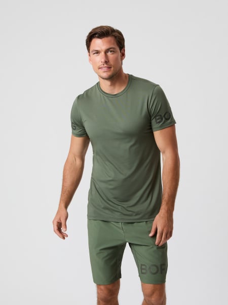 Björn Borg Borg T-shirt Grøn, XXL