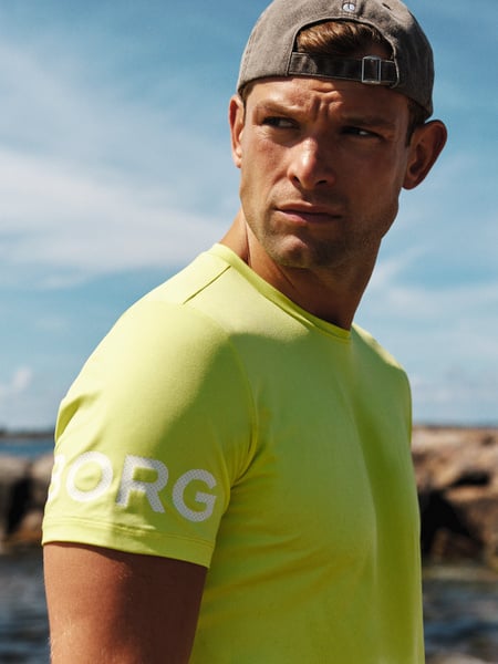 Björn Borg Borg T-shirt Gul, XL