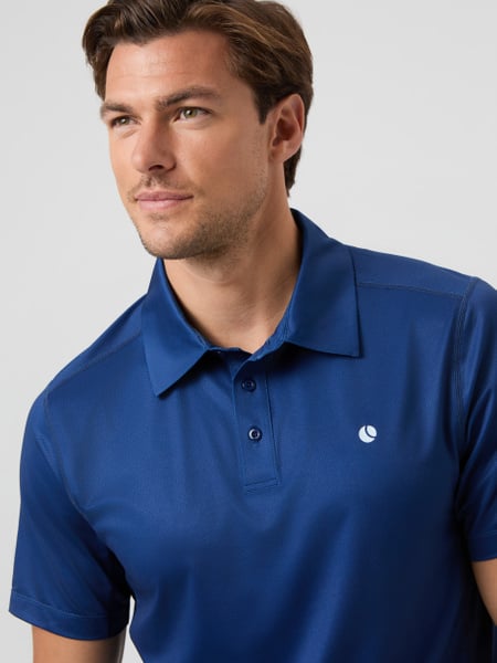 Björn Borg Ace Mesh Panel Polo Shirt Blå, L