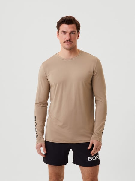Björn Borg Borg Long Sleeve T-shirt Beige, S