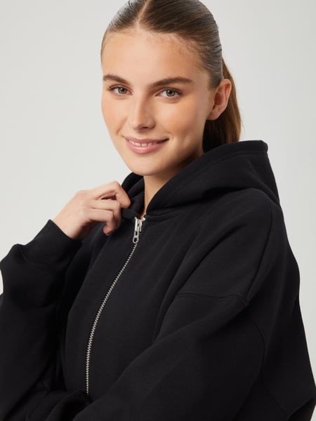 Björn Borg Studio Oversized Zip Hoodie Sort, L