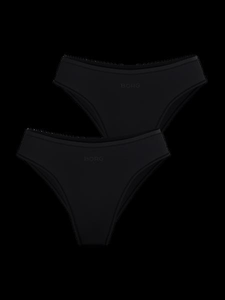Björn Borg Soft Touch Cheeky Briefs 2-pack Sort, S