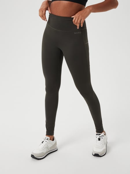 Björn Borg Borg Running Tights Grøn, L