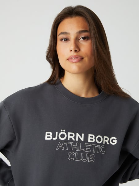 Björn Borg Borg Boyfriend Crew Grå, XS