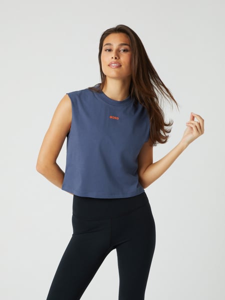 Björn Borg Borg Cropped Tank Blå, XS