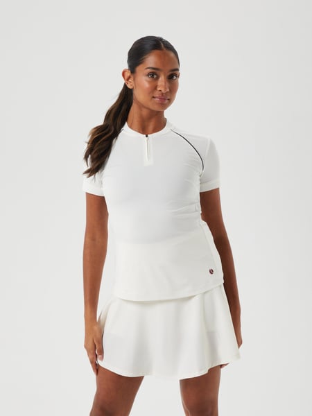 Björn Borg Ace Zip Polo Hvid, XS