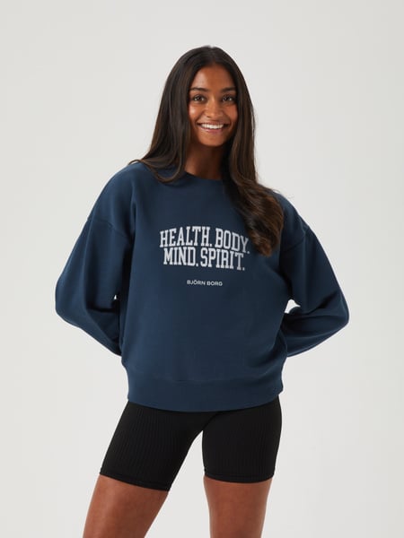 Björn Borg Borg Boyfriend Crew Marineblå, XS