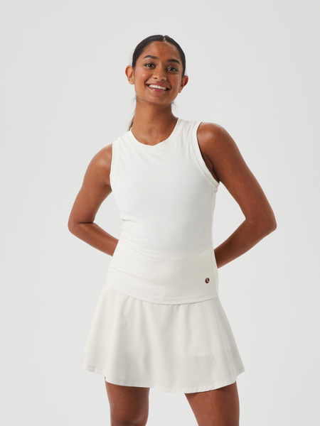 Björn Borg Ace Rib Tank Pocket Hvid, M