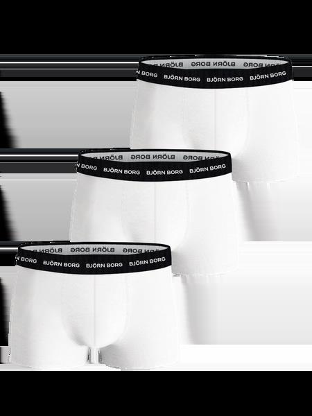 Björn Borg Cotton Stretch Trunk 3-pack Hvid, XXL
