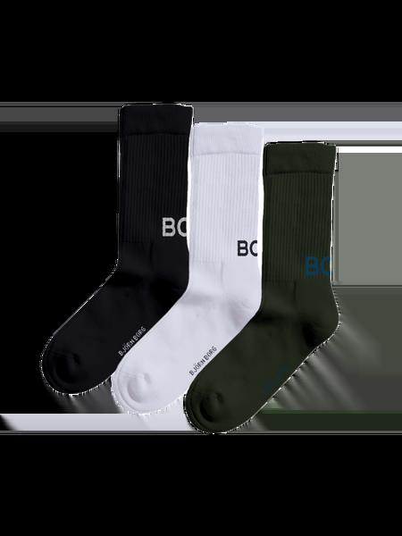 Björn Borg Core Crew Polyamide Socks 3-pack Multi, 41-45