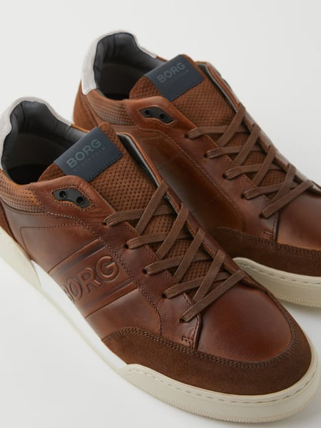 Björn Borg Men's Leather Sneaker Sl200 Brun, 44