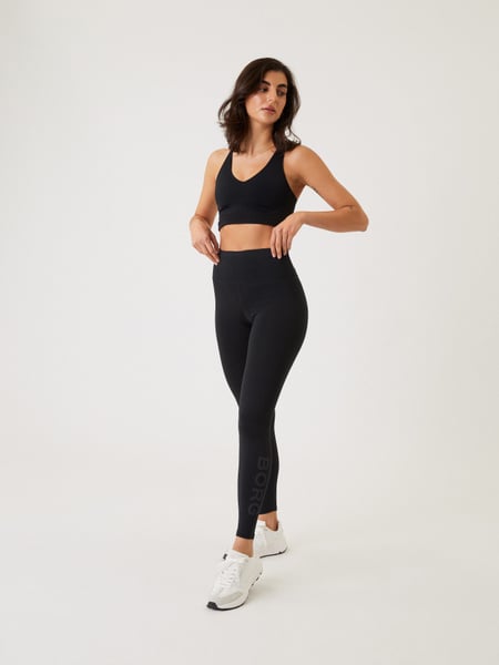 Björn Borg Borg Logo Tights Sort, XL