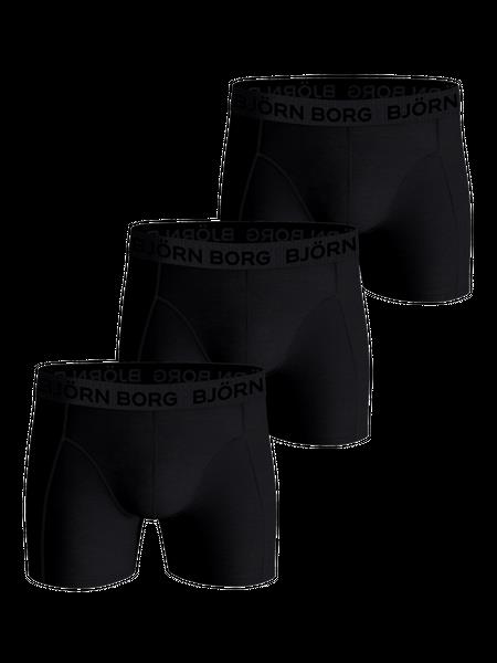 Björn Borg Cotton Stretch Boxer 3-pack Sort, L