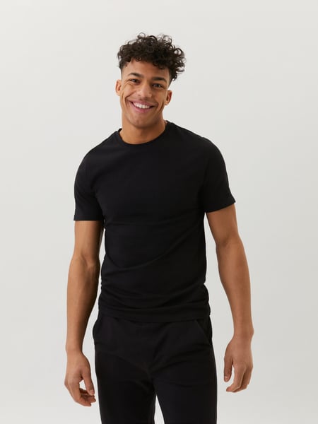 Björn Borg Core Slim T-shirt 2-pack Sort, XL