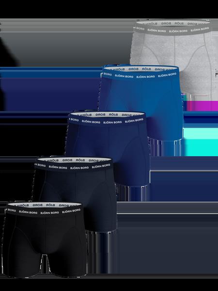 Björn Borg Cotton Stretch Boxer 5-pack Sort, S