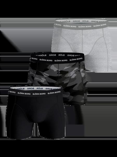 Björn Borg Cotton Stretch Boxer 3-pack Sort, S