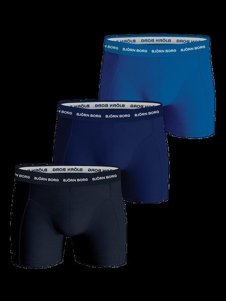 Björn Borg Cotton Stretch Boxer 3-pack Blå, S