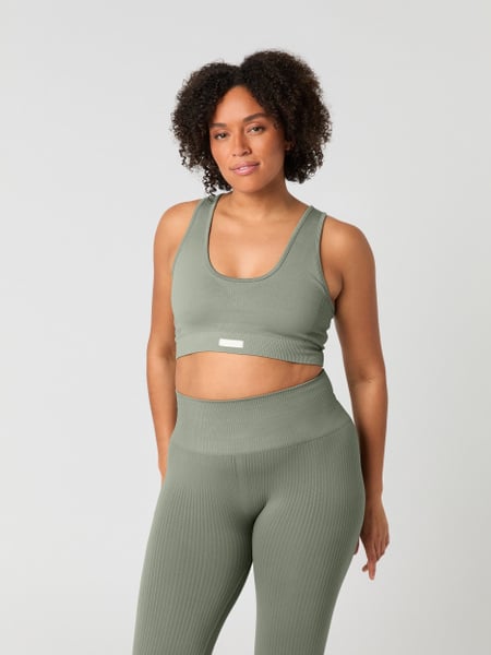 Björn Borg Studio Low Seamless Bra Grøn, LXL