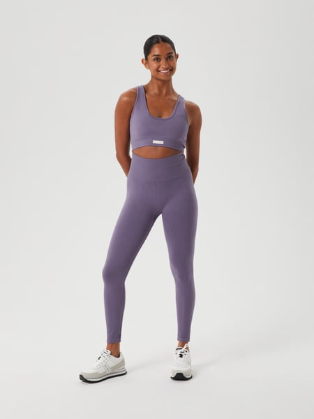 Björn Borg Studio Seamless Rib Tights Lilla, S
