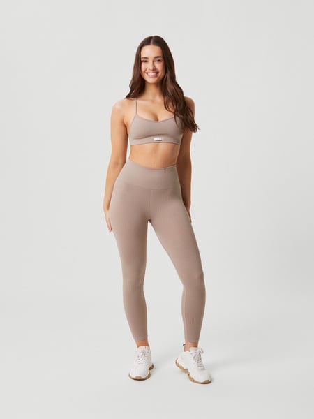 Björn Borg Studio Seamless Rib Tights Beige, M