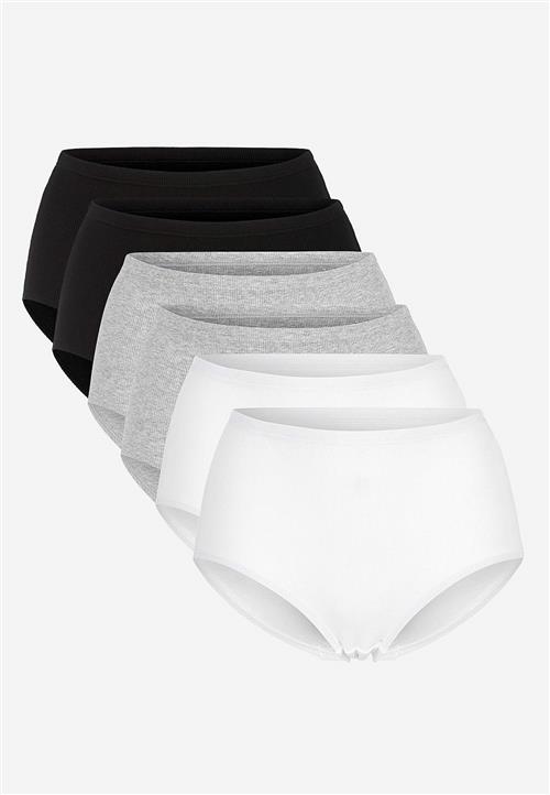 Cellbes of Sweden Ribbet trusse i bomuld 6-pack