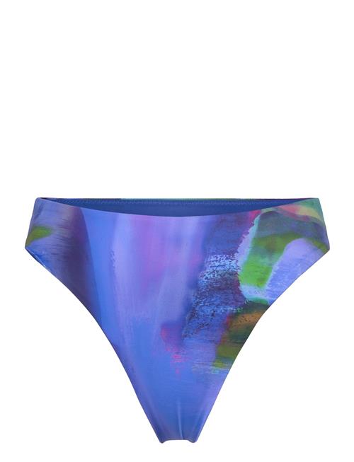 High Waist Brazilian Printed Bikini Bottom Casall Blue