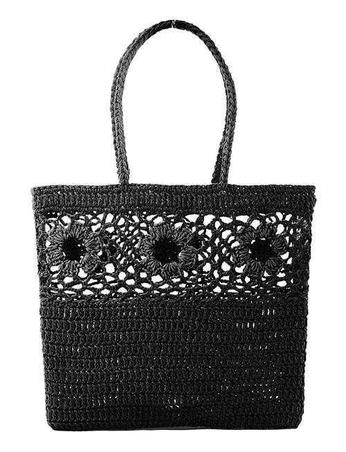 Daffodil Crochet Basket Black Ceannis Black