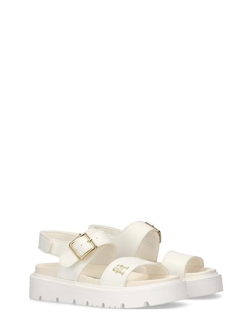 Se Girls Sandals With Tractor Sole Tommy Hilfiger White ved Booztlet