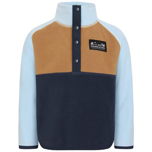 Didriksons Monte Kids 4 Halvknappet Fleecetrøje Navy | Blå | 80 cm