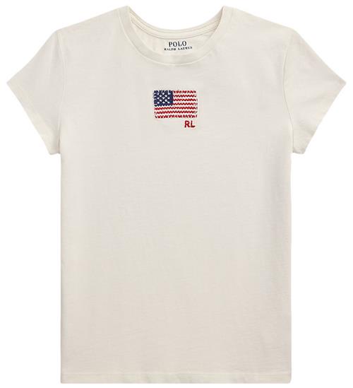 Polo Ralph Lauren T-shirt - Hvid m. Flag