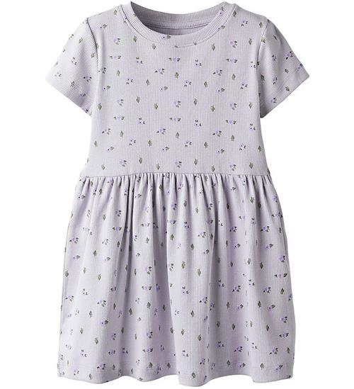Se Name It Kjole - Rib - NmfHofie - Misty Lilac ved KidsWorld