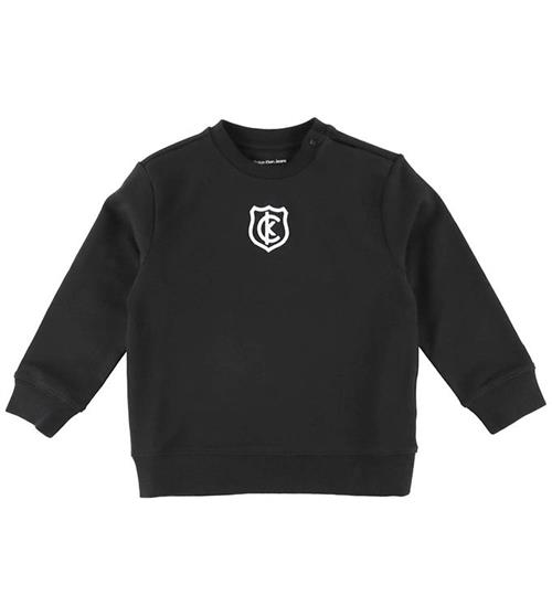 Calvin Klein Sweatshirt - Crest Logo - Ck Black