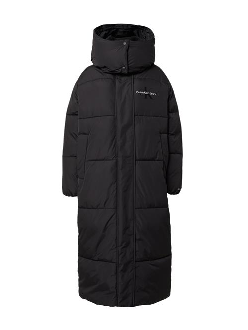 Calvin Klein Jeans Vinterfrakke  sort / hvid