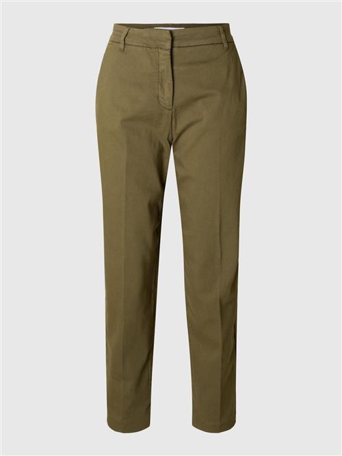 SELECTED FEMME Lærredsbukser 'SLFVera Rita'  khaki