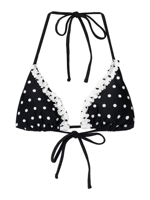 Se Bershka Bikinioverdel  sort / hvid ved About You