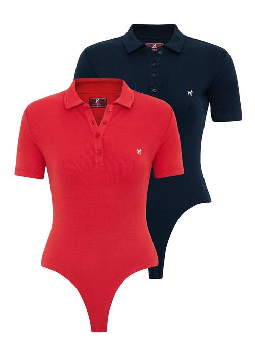 Williot Shirtbody 'Esperanza'  ultramarinblå / rød