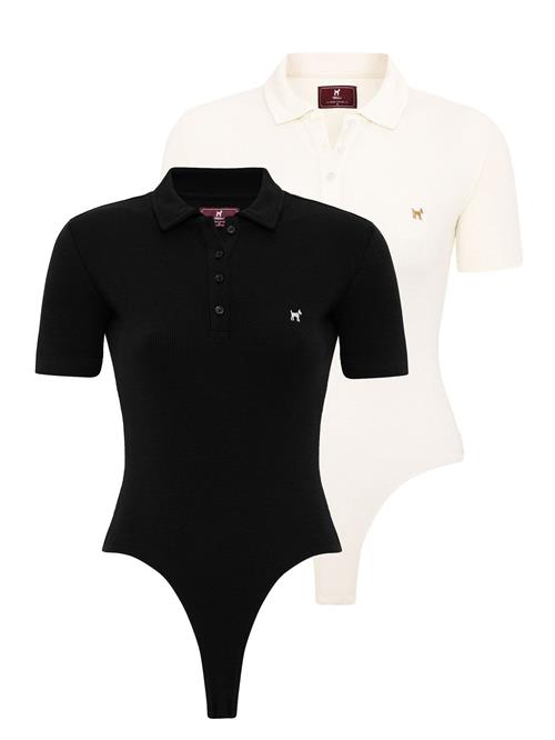 Williot Shirtbody 'Esperanza'  sort / hvid