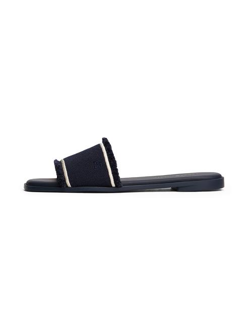 TOMMY HILFIGER Pantoletter  navy / offwhite
