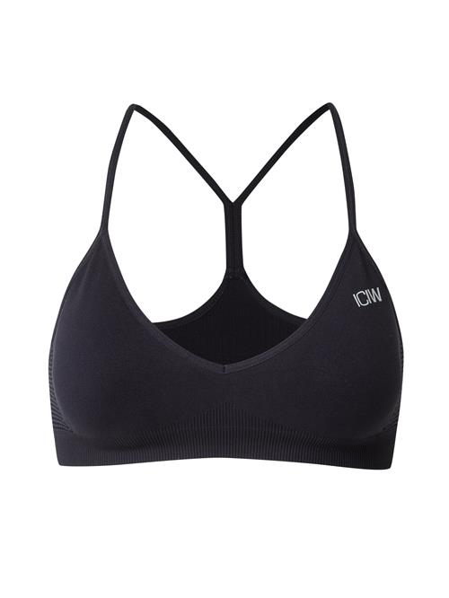 ICANIWILL Sports-BH 'Ignite'  sort / hvid