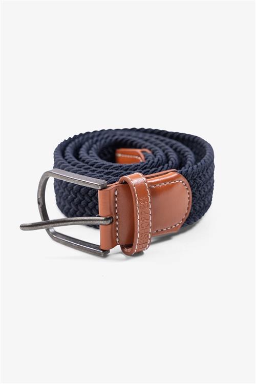 Elastisk Bælte - Navy - 95-cm - TeeShoppen