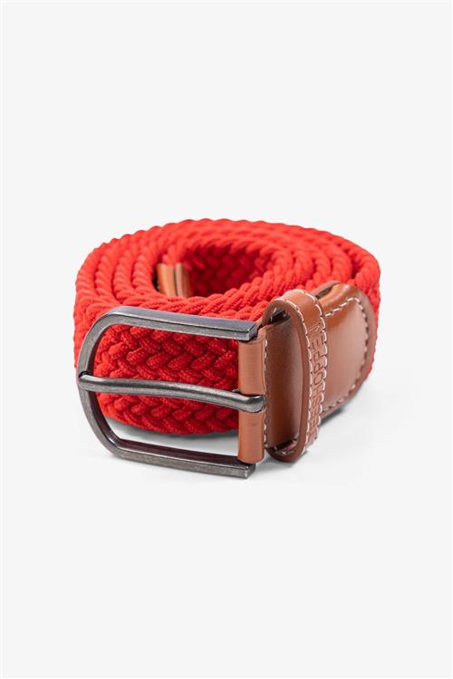 Elastisk Bælte - Rød - 90-cm - TeeShoppen